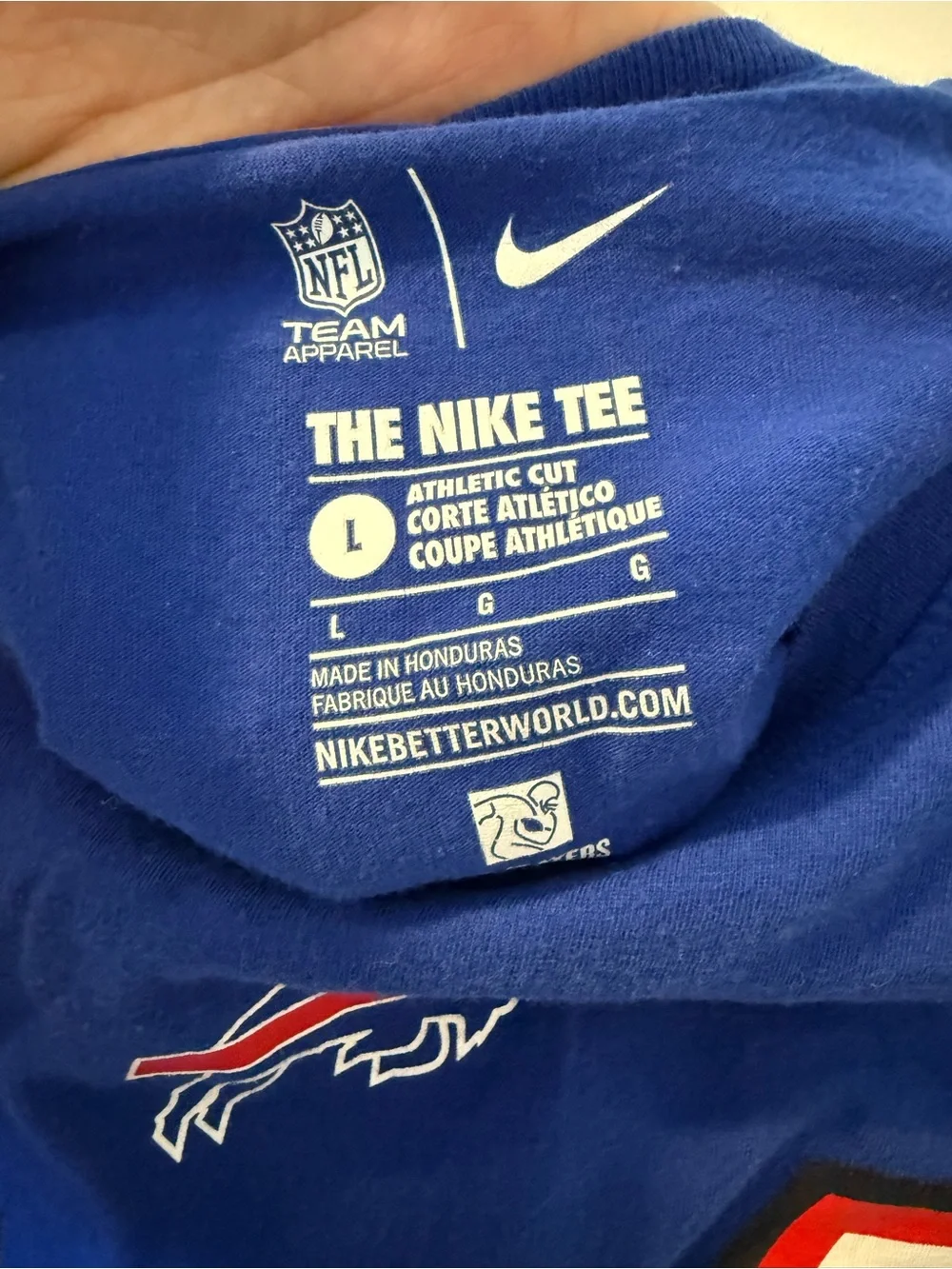 Buffalo Bills Nike Blue 'Watkins 14' Short-Sleeve Jersey Tee